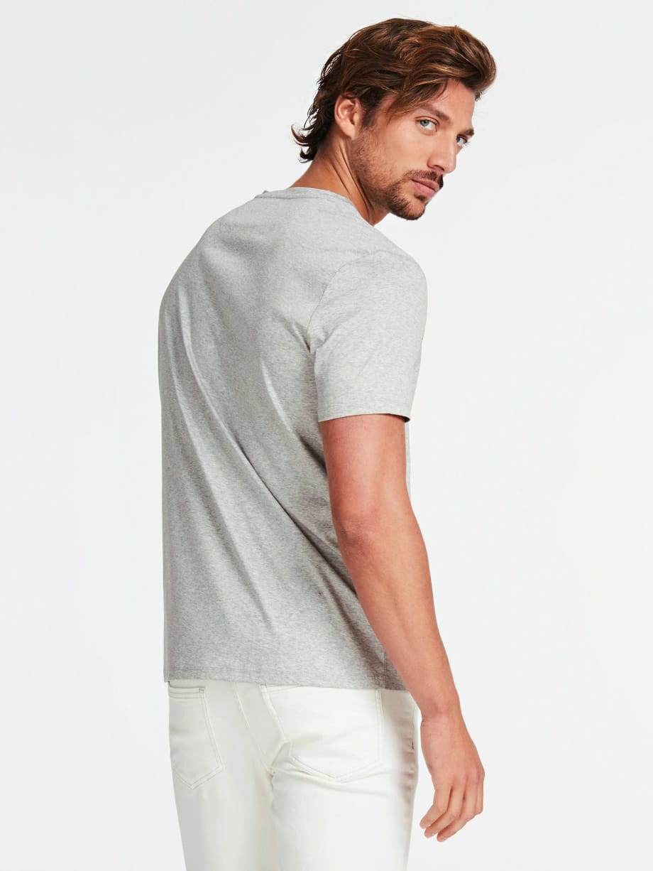 T-shirt algodão Marciano cinza