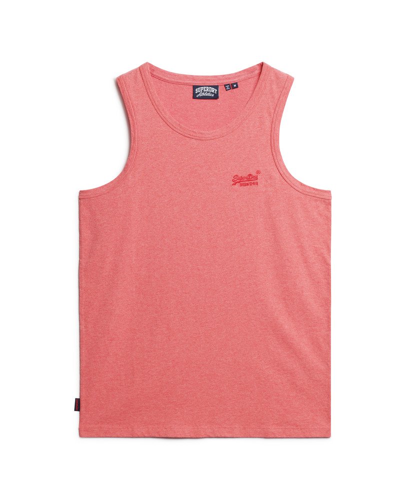 T-shirt de alças em algodão rosa