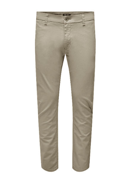 Calças CHINO slim chinchila