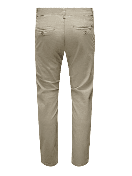 Calças CHINO slim chinchila