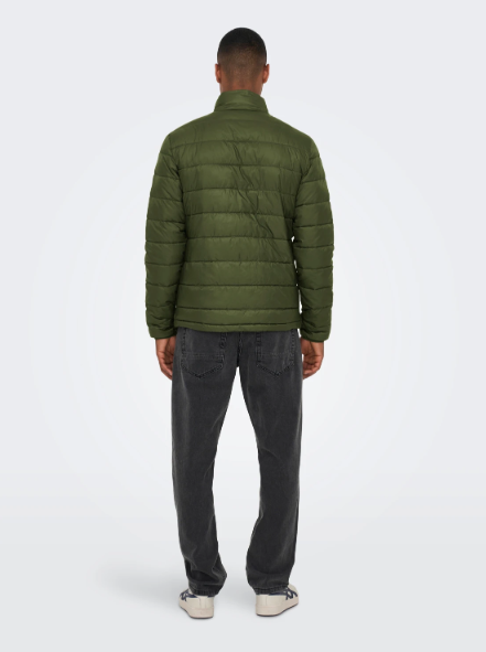Casaco QUILTET verde Only&Sons