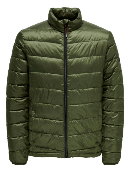 Casaco QUILTET verde Only&Sons