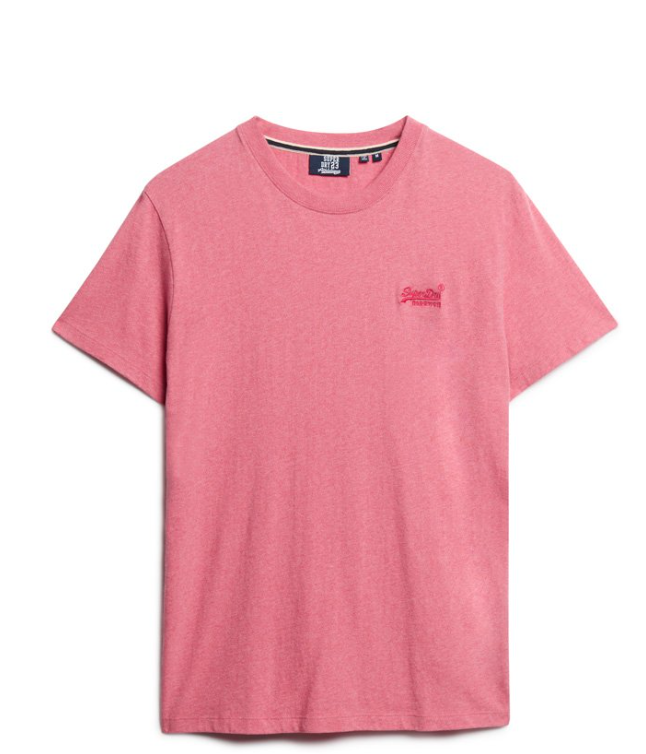 T-SHIRT logo vintage punch pink marl