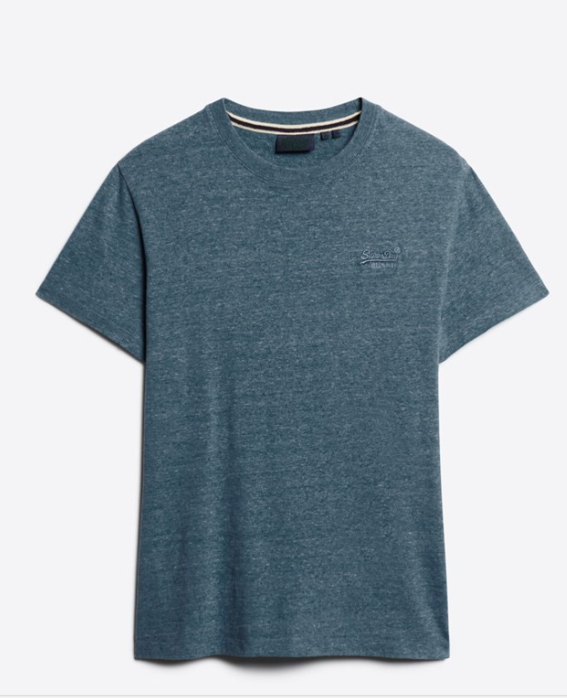 Vintage alaskan blue marl logo T-SHIRT