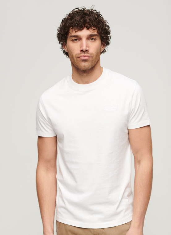 T-shirt algodão decote redondo optic