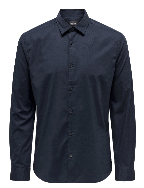Camisa azul escuro Only&Sons