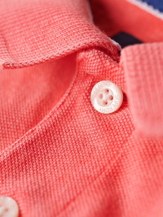 Polo shirt algodão maldive pink