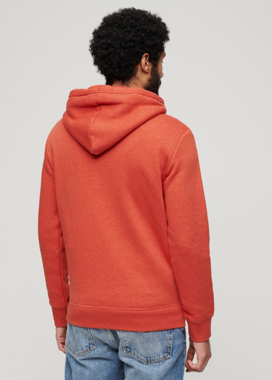 Hoodie com bolso laranja