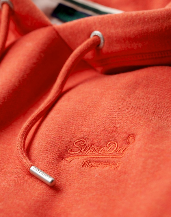 Hoodie com bolso laranja