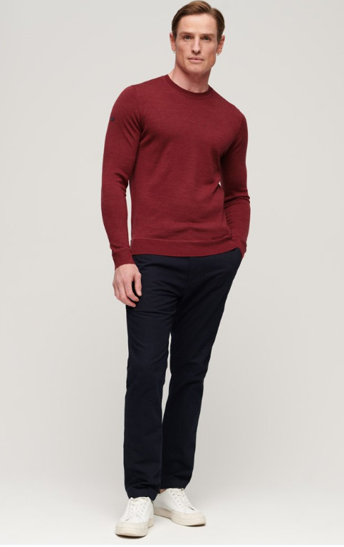 ESSENTIAL CREW red pullover