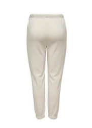 Cream adjustable sports pants