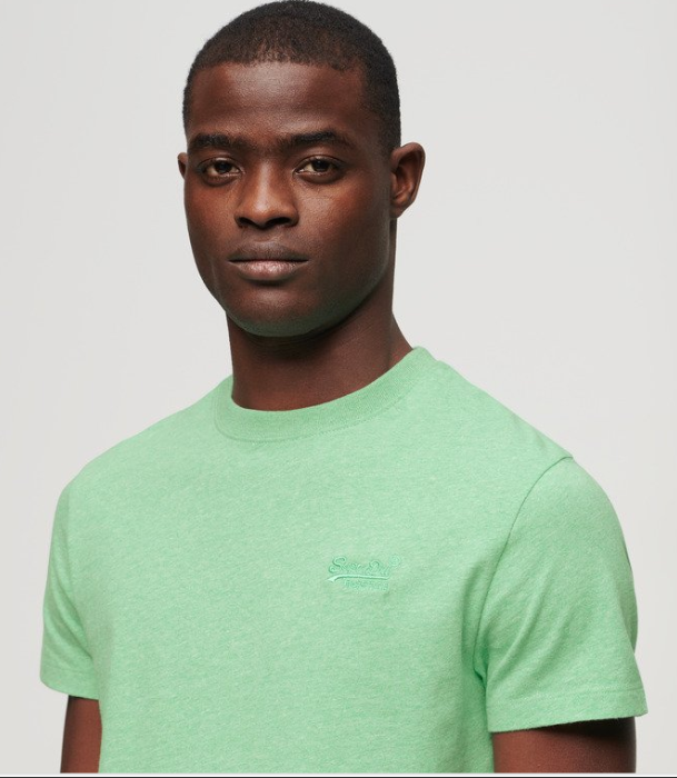 T-shirt algodão decote redondo fresh green