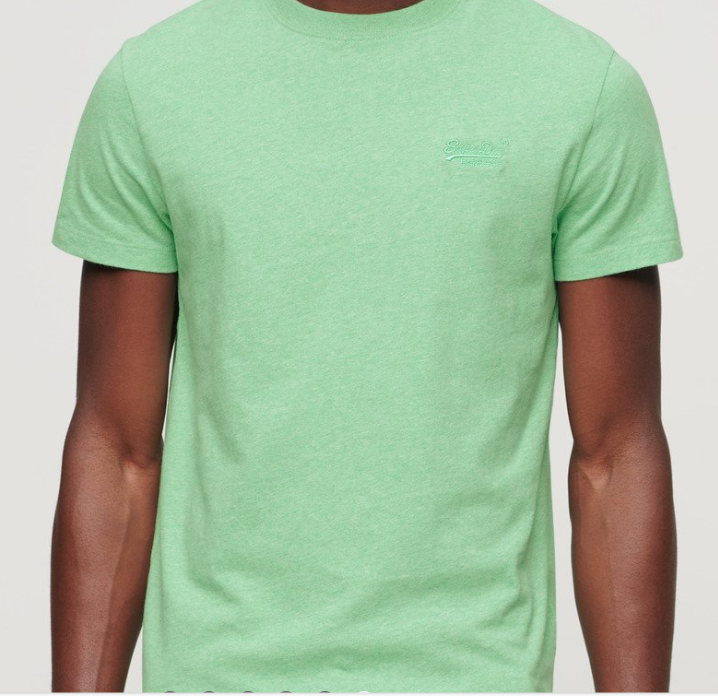 T-shirt algodão decote redondo fresh green