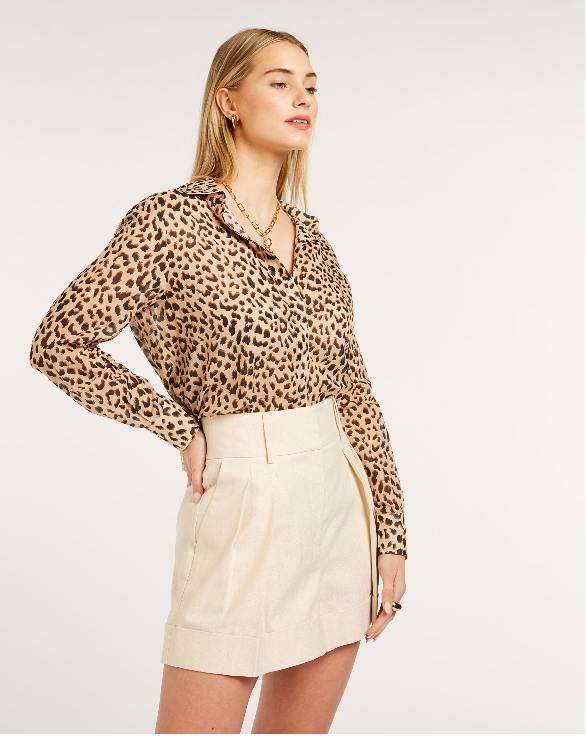 Camisa LAMAR animal-print