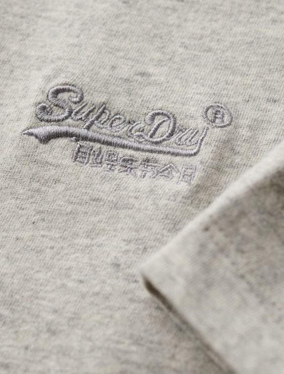 T-SHIRT logo vintage gray marl