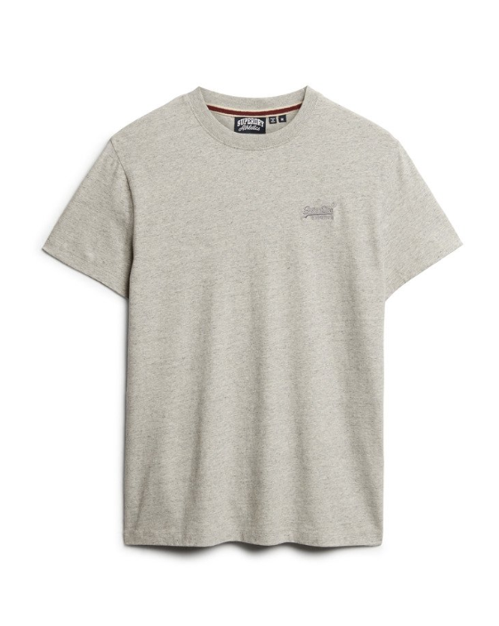 T-SHIRT logo vintage gray marl