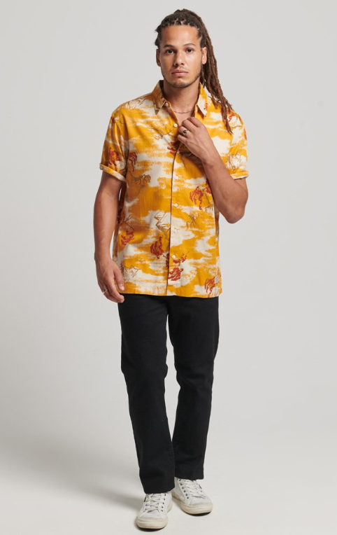 HAWAIIAN SHIRT yellow 