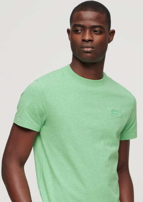 T-shirt algodão decote redondo fresh green