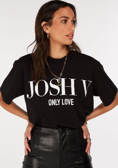 T-shirt TEDDY "Only Love" preto